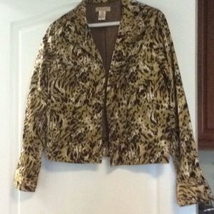 Animal print jacket